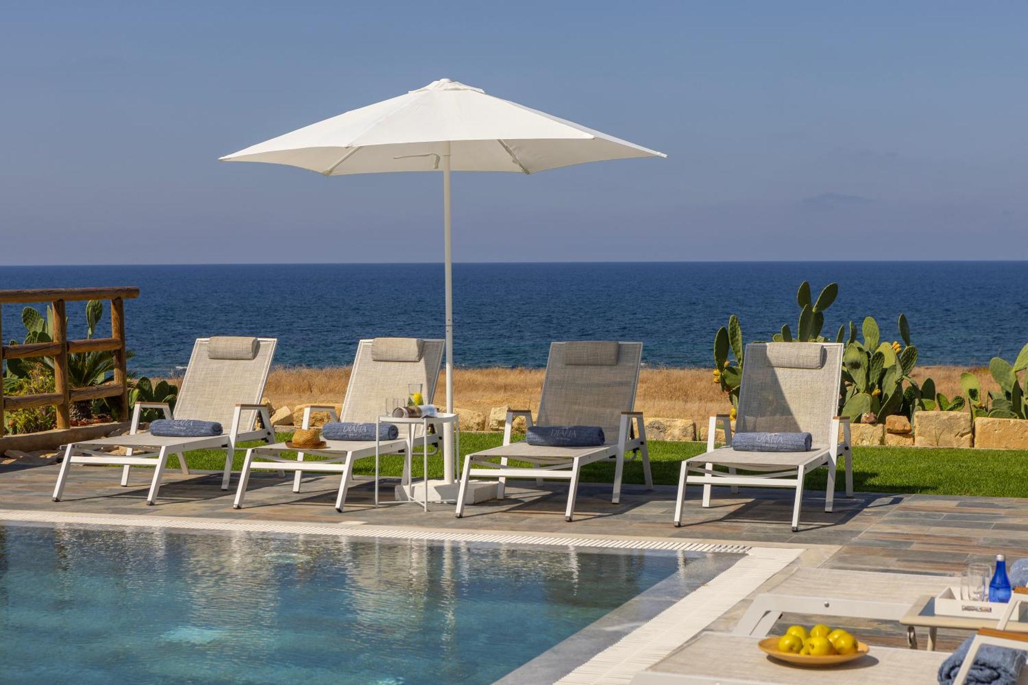 Diana Seaside Villas Pomos Exteriér fotografie